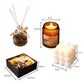 Hot Sale Aromatherapy 100% Soy Wax Candle & Reed Diffuser Gift Set | Black Box Luxury Gift for Her