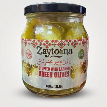 Stuffed with Labneh Green Olives (600g)