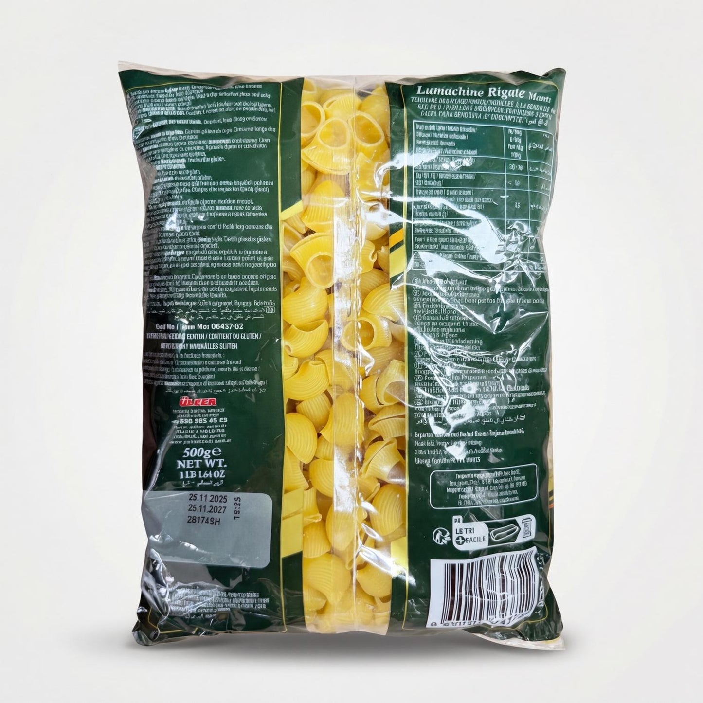 Ulker Bizim Lumachine Rigate Manti (500g)