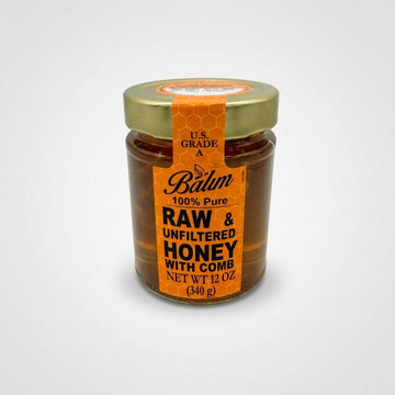 Raw & Unfiltered Honey with Comb (340g)