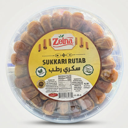 Zeina Sukkari Rutab Dates - 1000g | Premium Sweet, Moist, and Nutritious Delicacy