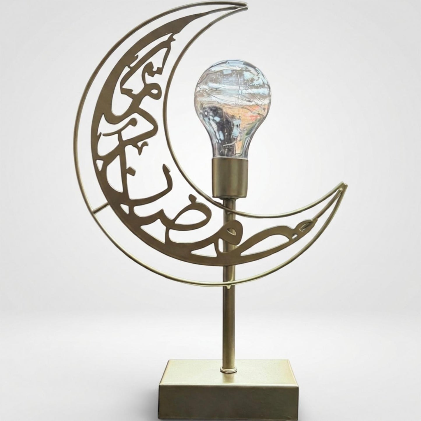 Ramadan crescent decoration gold