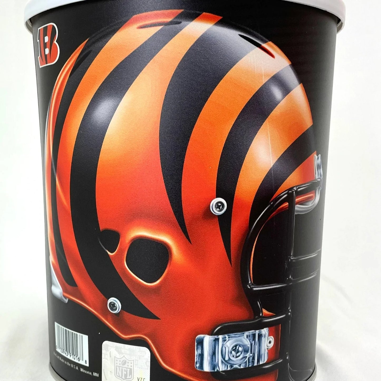 Cincinnati Bengals Gift Tin Basket - Savory or Sweet - Made in USA