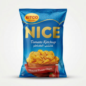 NICE Natural Potato Chips Tomato Ketchup (150g)