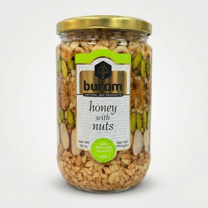 Honey with Nuts by Buram (750g)