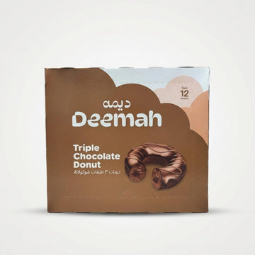 Deemah Triple Chocolate Donut box of 12pc