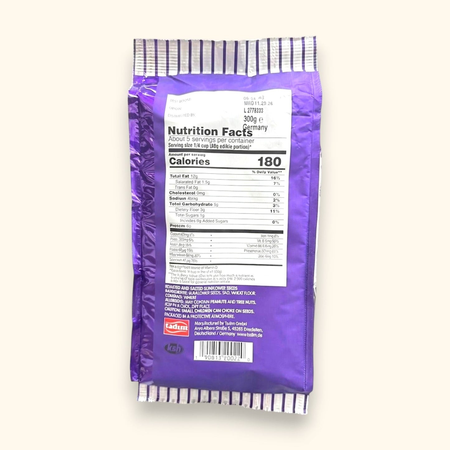 Tadim Roasted and Salted Sunflower Seeds