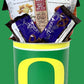 Oregon Ducks Gift Tin Basket - Premium Snack Tin - Officially Licensed NCAA