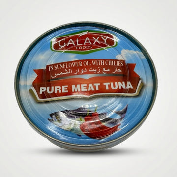 Pure Meat Tuna in sunflower oil with chilies (185g)