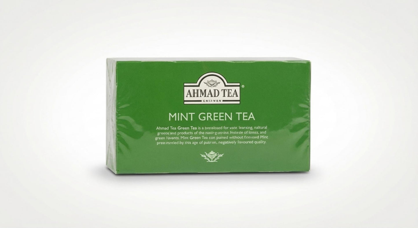 Ahmad Mint Green Tea (100Tea bag)