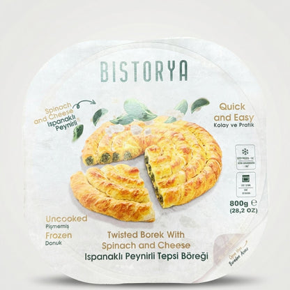 Twisted Borek With Spinach and Cheese (800g)by bistorya