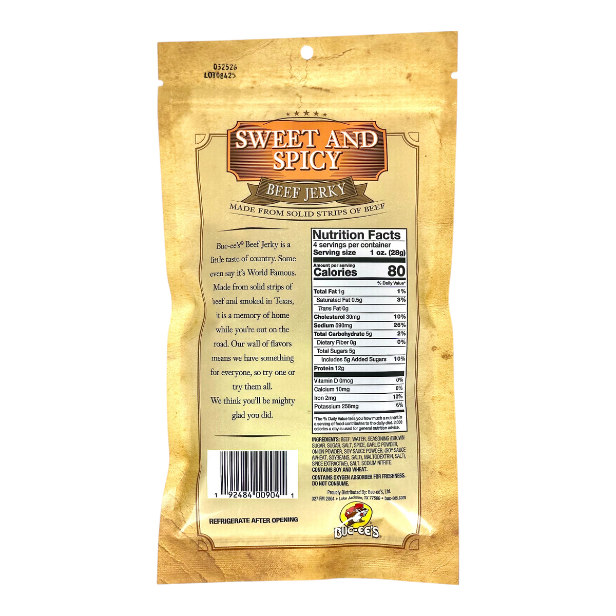 Sweet and Spicy Beef Jerky