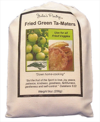 Julias Pantry Jp620 Fried Green Ta-Maters Mix- 9Oz Cloth- Pack Of 4