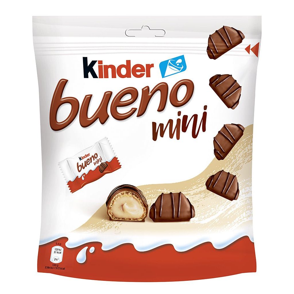 Kinder Bueno Mini Hazelnut Chocolate Snack – 108g 20pc