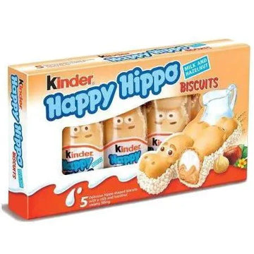 Kinder Happy Hippo Hazelnut Snack Bars – Pack of 5