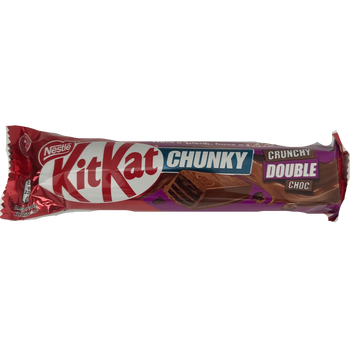 KitKat Chunky Double Chocolate – Extra Chocolate Wafer Bar 42g (UK)