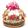Chocolate Rose Statement Basket