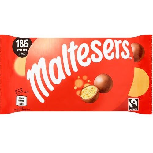 Maltesers Caramel Glazed Biscuits 37g – Crunchy Snack