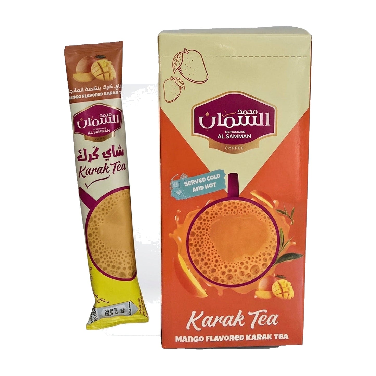 Al Samman Mango Flavored Karak Tea - Instant Tea Mix