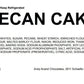 Andy Anand Caramel Pecan Cake, 9-Inch, 2 lb – Gift Boxed, Birthday, Wedding, Anniversary, Christmas, Mother's & Father's Day Dessert Gift