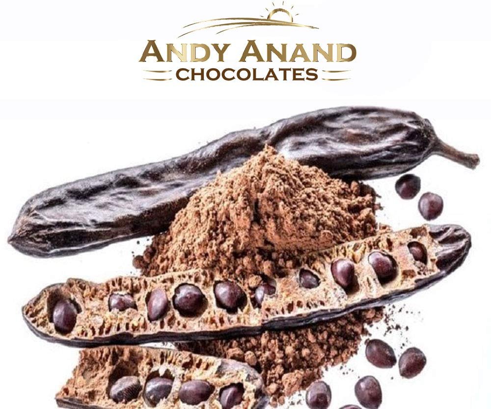 Andy Anand Carob Malt Balls, Tastes like chocolate Amazing-Delicious-Decadent Gift Box, Birthday, Valentine, Christmas Gourmet Food, Mothers Fathers day Anniversary Wedding (1 lbs)