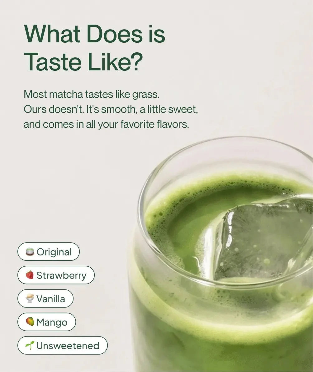 Mango Matcha Latte