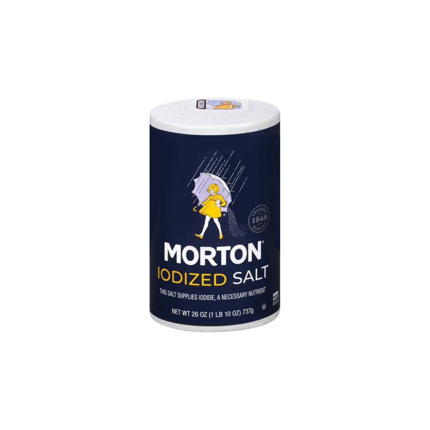 Morton Iodized Table Salt 24/26z
