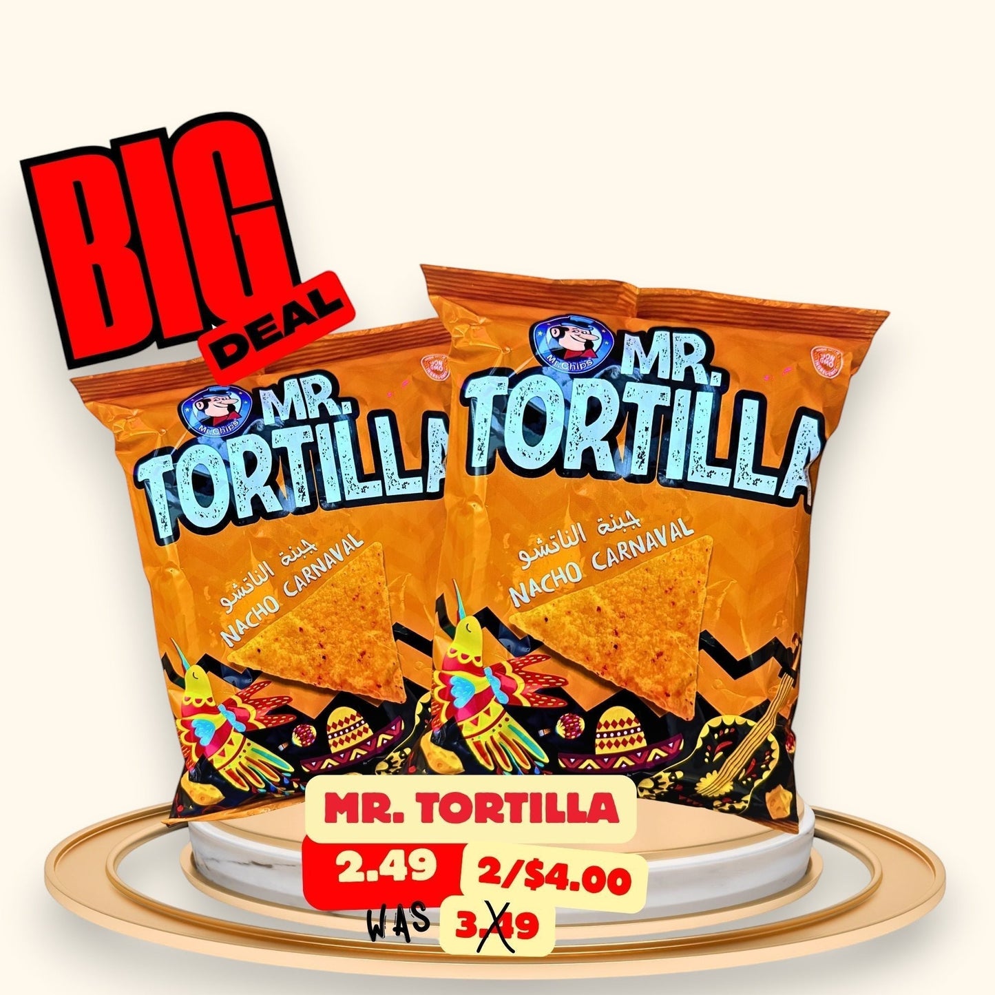 Mr. Tortilla Nacho Carnaval (80g)