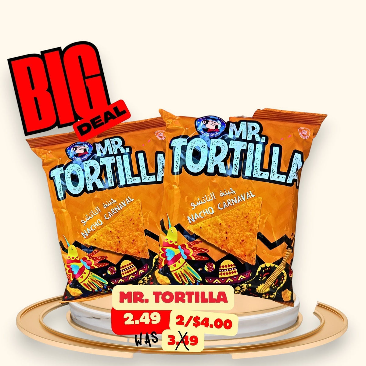 Mr. Tortilla Nacho Carnaval (80g)