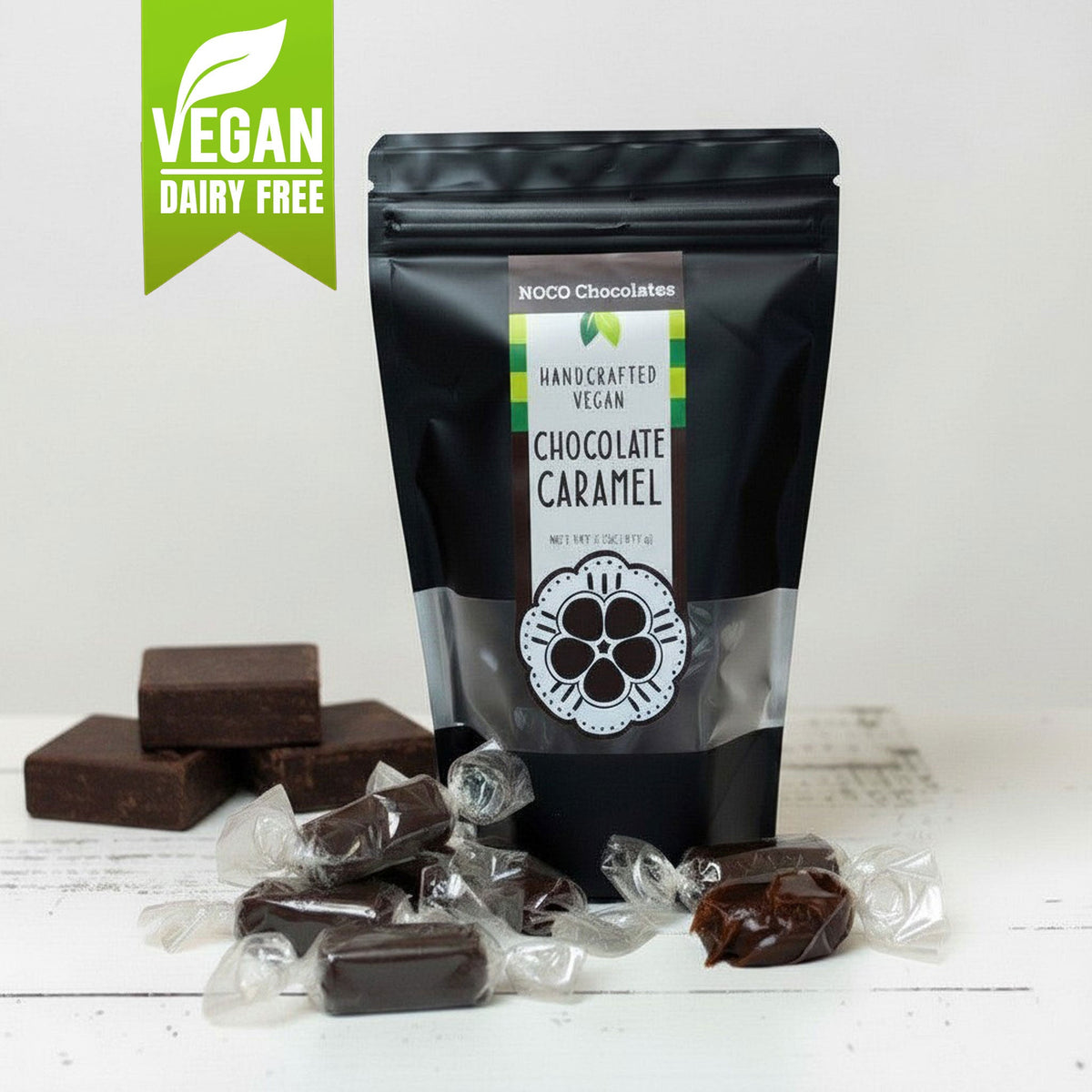 Vegan Chocolate Soft Caramels – Dairy-Free Chocolate Caramel
