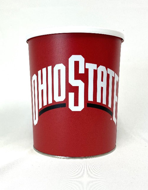 Ohio State Buckeyes Gift Tin Basket - Gourmet Snacks - Made in USA