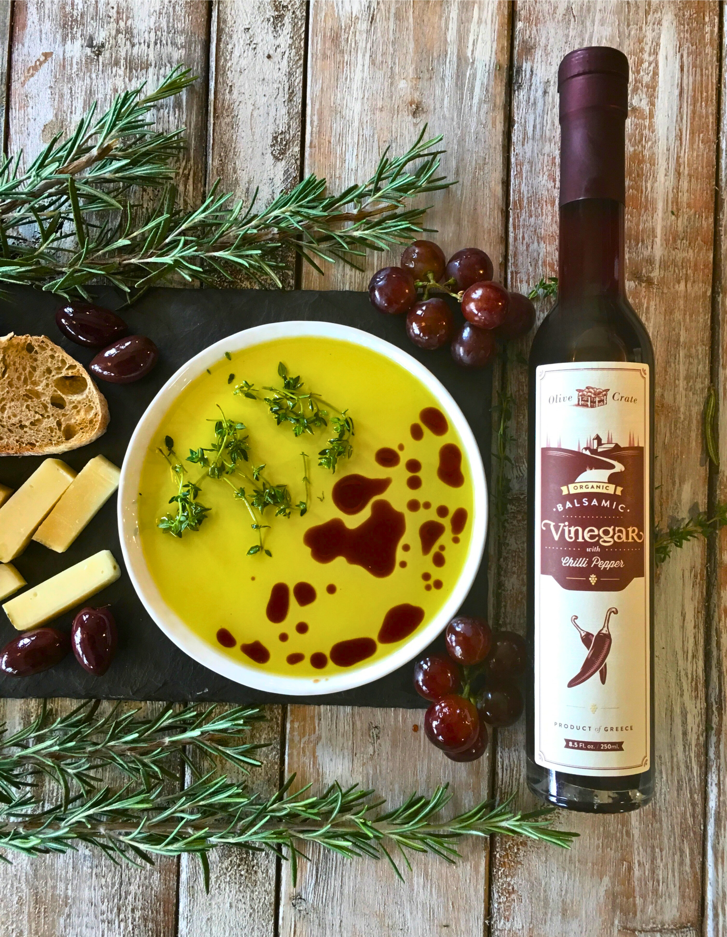 Organic Chili Balsamic Vinegar | Greek Agiorgitiko (St. George's)