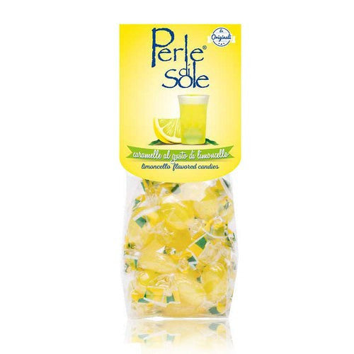 Perle di Sole Limoncello Drops — Italian Lemon Hard Candy (7 oz)