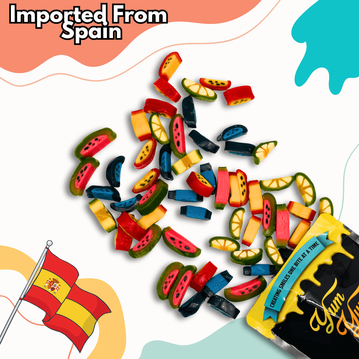 Peelable Fruit Slice Candy Mix