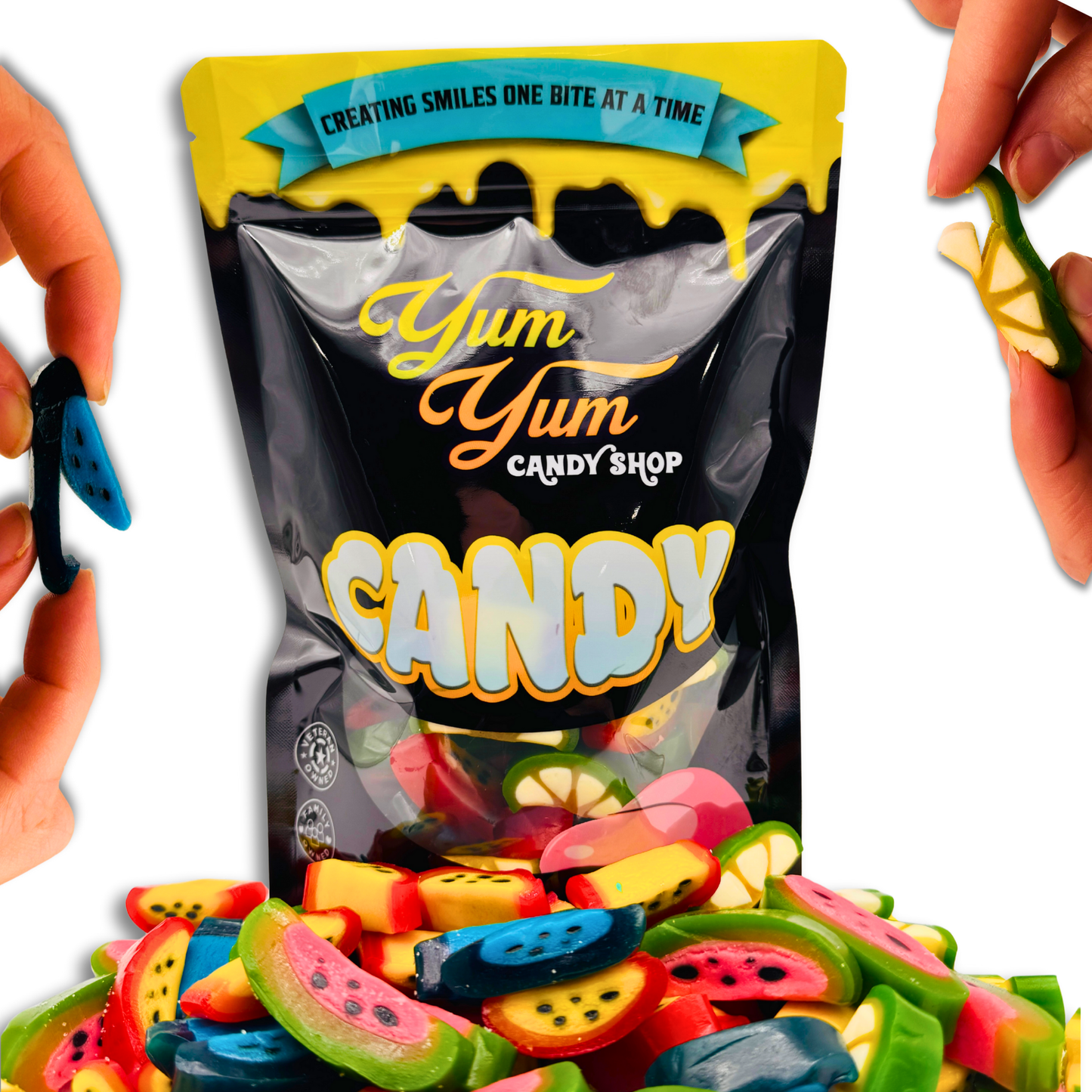 Peelable Fruit Slice Candy Mix