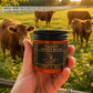 Organic Grass-Fed Beef Tallow Balm with Raw Honey – Handmade Deep Moisturizing Skin Balm for Dry Skin, Face & Body Care