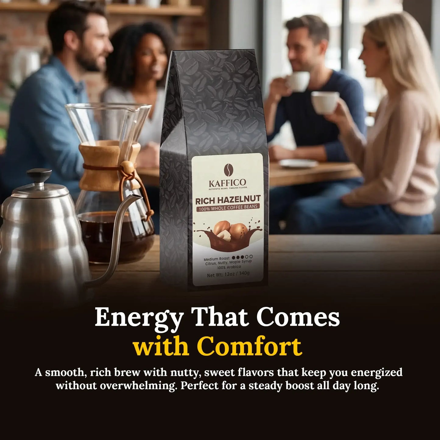 Rich Hazelnut Coffee