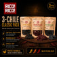 Dried Mexican Chiles 3-Pack – Ancho, Guajillo & Pasilla