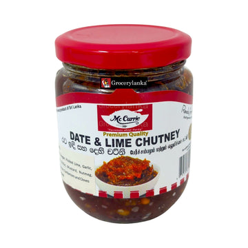 McCurrie Date & Lime Chutney 250g – A Sweet and Tangy Sri Lankan Delight