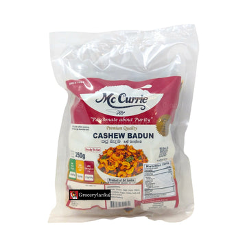 McCurrie Cashew Badun 250g – Traditional Sri Lankan Spiced Cashew Stir-Fry