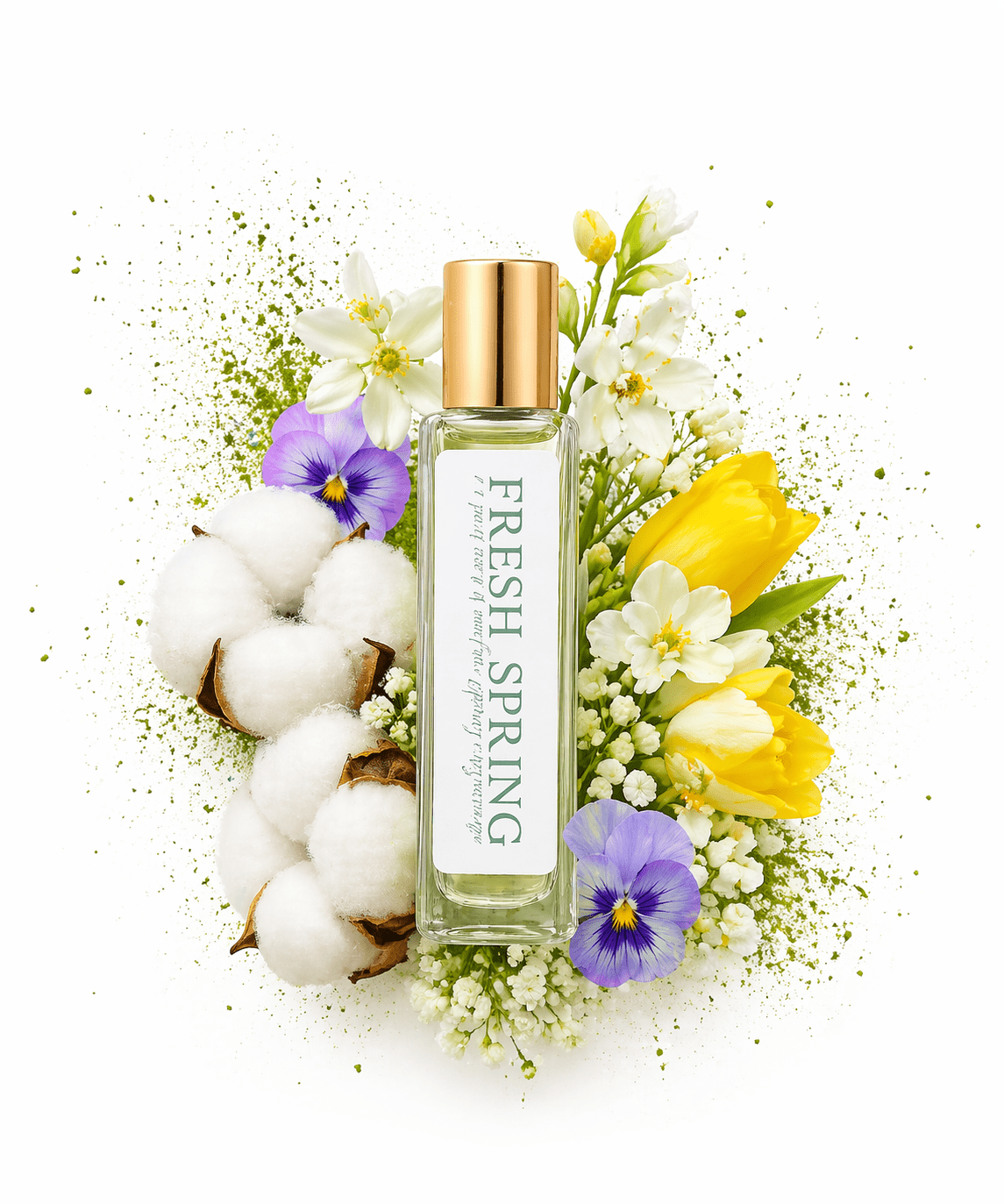 Fresh Spring Pulse Point – Natural Floral Perfume Roll-On for Women | Light Spring Scent
