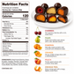 ANDY ANAND Chocolate Covered Fruits Collection Gift Box, 20 Pieces – Cherry, Pear, Pumpkin, Orange, Peach &amp; Orange Peel Covered in Premium Dark Chocolate, Gourmet Fruit Candy Assortment, California Made, Gift Ready
