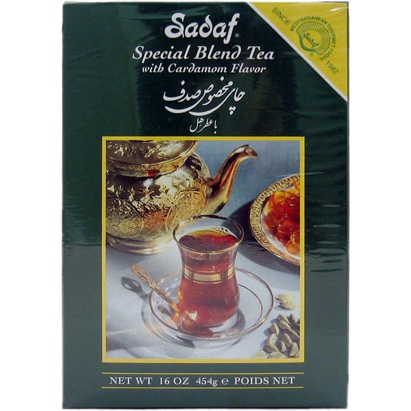 Sadaf 16 Oz Cardamom Loose Leaf Tea – Special Blend Ceylon Black