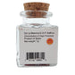 La Mancha D.O.P. Spanish Saffron 1g Glass Bottle, Certified Organic