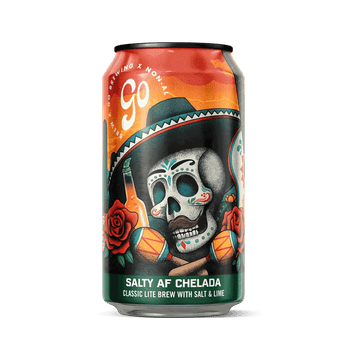 Salty Lime AF Chelada – Non-Alcoholic Chelada Lager