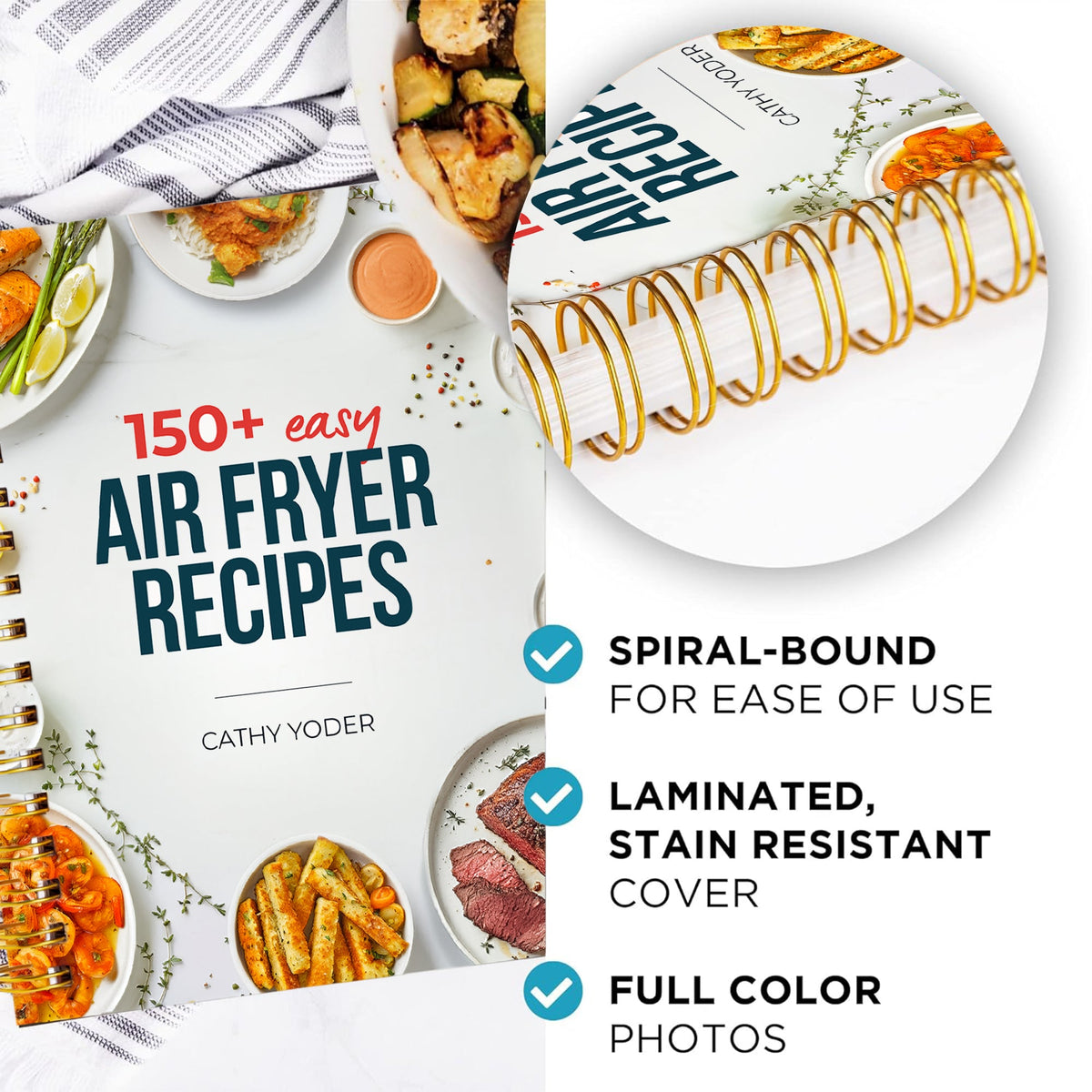 150+ Easy Air Fryer Recipes Cookbook