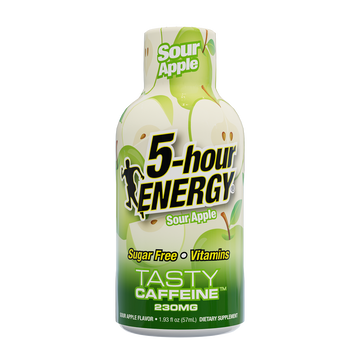 24 Pack 5-hour ENERGY Extra Strength Shots, Sour Apple Flavor Flavor, 1.93 Fl Oz