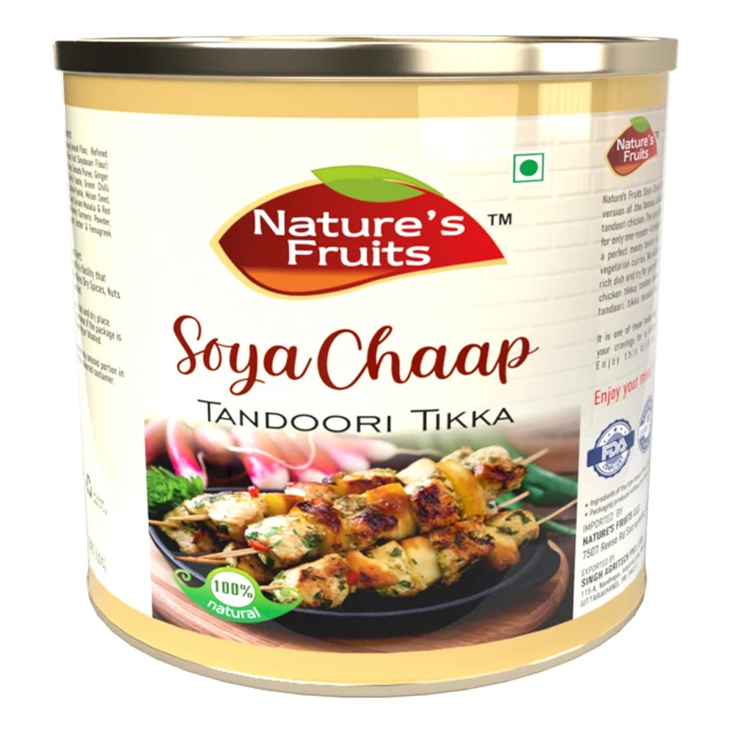SOYA CHAAP TANDOORI (PlantGrill Sticks) 14 oz