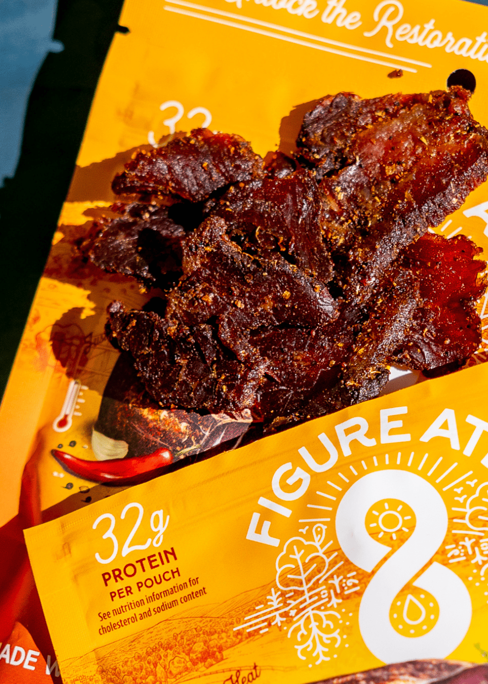 Spiced Grass Fed & Finished Beef Biltong