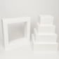 Oasis Supply "Hollow Donut Style EPS Styrofoam Dummy Cake Set - 5" High by 6" 8" 10" 12" 14" -- Stack up to 5 Tiers